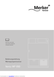 Merker Vento WP 890 Bedienungsanleitung