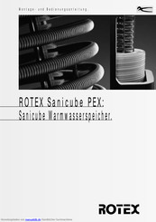 Rotex Sanicube PEX SCS 580/0 Montage- Und Bedienungsanleitung