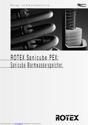 Rotex Sanicube PEX SCS 580/1 Montage- Und Bedienungsanleitung