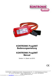 KONTRONIK ProgUNIT Bedienungsanleitung