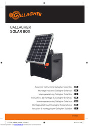 Gallagher SOLAR BOX Montageanleitung