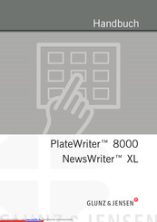 Glunz & Jensen PlateWriter 8000 Handbuch