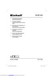 EINHELL 11035 Originalbetriebsanleitung