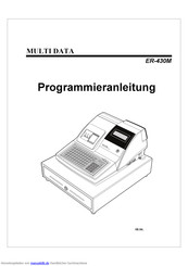 MULTI DATA ER-430M Programmieranleitung