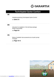 Garantia Garten-Comfort Installationsanleitung