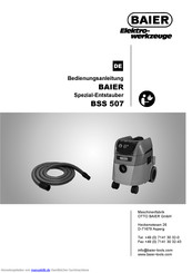 Baier BSS 507 Bedienungsanleitung