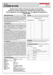 Schwarz HTRRB-011.010 Handbuch