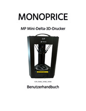 GE Monogram MP Mini-Delta-3D-Drucker Benutzerhandbuch
