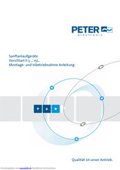 Peter electronic VersiStart VS II 5,5 L serie Montage- Und Inbetriebnahme Anleitung