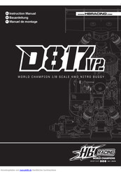 HB Racing D817v2 Bauanleitung