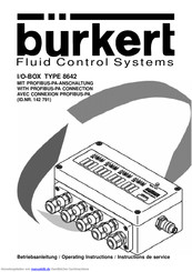 Burkert 8642 Betriebsanleitung