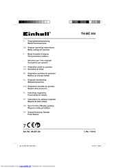 EINHELL TH-MC 355 Originalbetriebsanleitung