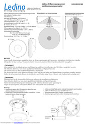 Ledino LED-IRS20180 Handbuch