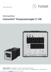 hotset hotcontrol C 148 Bedienungsanleitung