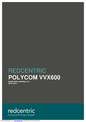 Polycom VVX 600 Referenz-Anleitung