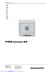 Exhausto PIRB-sensor-AS Anleitung