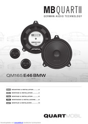 Mb Quart QM165 E46 BMW Montage / Installation