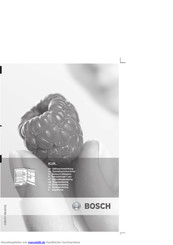 Bosch KUR Series Gebrauchsanleitung