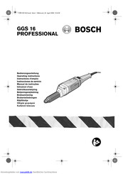 Bosch GGS 16 Professional Bedienungsanleitung