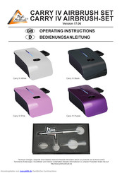 Profi-AirBrush Carry IV AIRBRUSH set Bedienungsanleitung