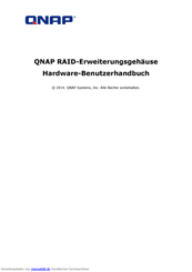 QNAP Systems REXP-1600U-RP Hardware-Benutzerhandbuch