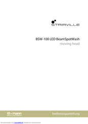 thomann STARVILLE BSW-100 LED BeamSpotWash Bedienungsanleitung