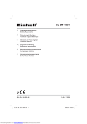 EINHELL GC-EM 1030/1 Originalbetriebsanleitung