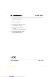 EINHELL 11056 Originalbetriebsanleitung