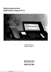 Bosch Integral TH 13 Bedienungsanleitung