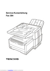 Tenovis Fax 384 Service-Kurzanleitung