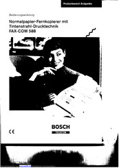 Bosch FAX-COM 588 Bedienungsanleitung