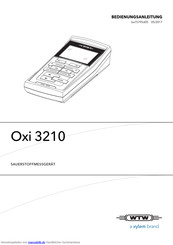 wtw Oxi 3210 Bedienungsanleitung