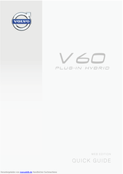 Volvo v60 2015 Kurzanleitung