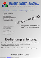 EuroLite 51116121 Bedienungsanleitung