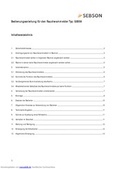 Sebson GS558 Bedienungsanleitung