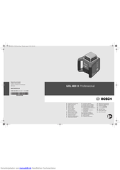 Bosch GRL 400 H Professional Originalbetriebsanleitung
