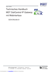MDT SCN-DALI64.01 Technisches Handbuch
