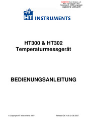 HT Instruments HT300 Bedienungsanleitung