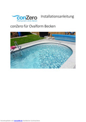 conZero conZero für Ovalform Becken Installationsanleitung