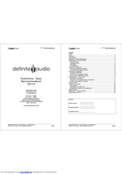 definiteAudio AudioVolver Benutzerhandbuch