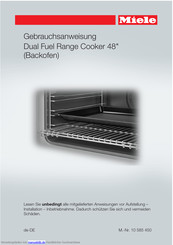 Miele Dual Fuel Range Cooker 48 Gebrauchsanweisung