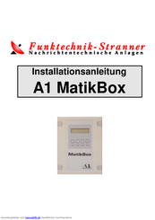 MatikBox A1 Installationsanleitung