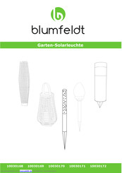 Blumfeldt 10030169 Bedienungsanleitung