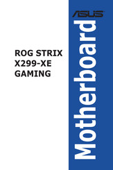 Asus ROG STRIX X299-XE GAMING Bedienungsanleitung