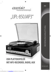 auvisio UPL-850.MP3 Bedienungsanleitung