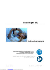 custo night 310 Gebrauchsanweisung