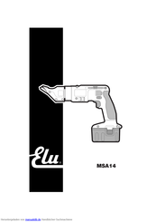 Elu MSA14 Handbuch