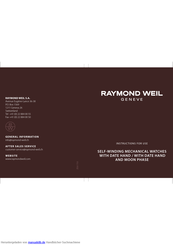 Raymond Weil Geneve Bedienungsanleitung