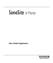 FujiFilm SONOSITE X-PORTE Ergänzung Zum Benutzerhandbuch