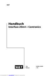 W&T 20mA Centronics Handbuch